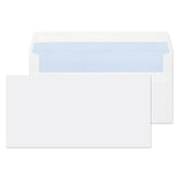 ValueX Everyday Envelopes DL White Wallet Plain Self Seal 80gsm 110x220mm (Pack 1000) - FL2882